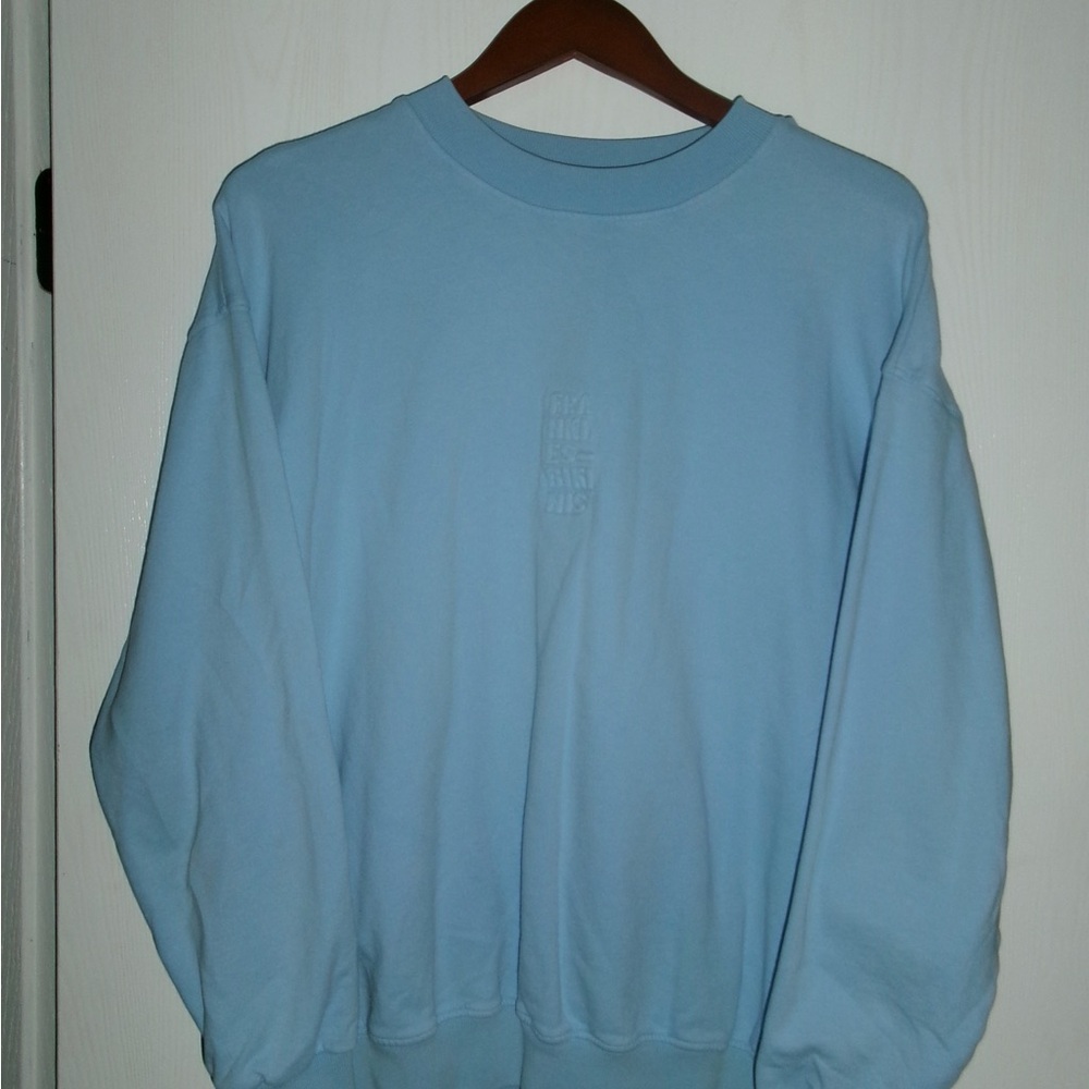 Frankie's Bikinis Sky Blue Crewneck Sweater